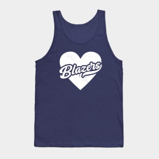 Vintage Blazers School Spirit // High School Football Mascot // Go Blazers Tank Top